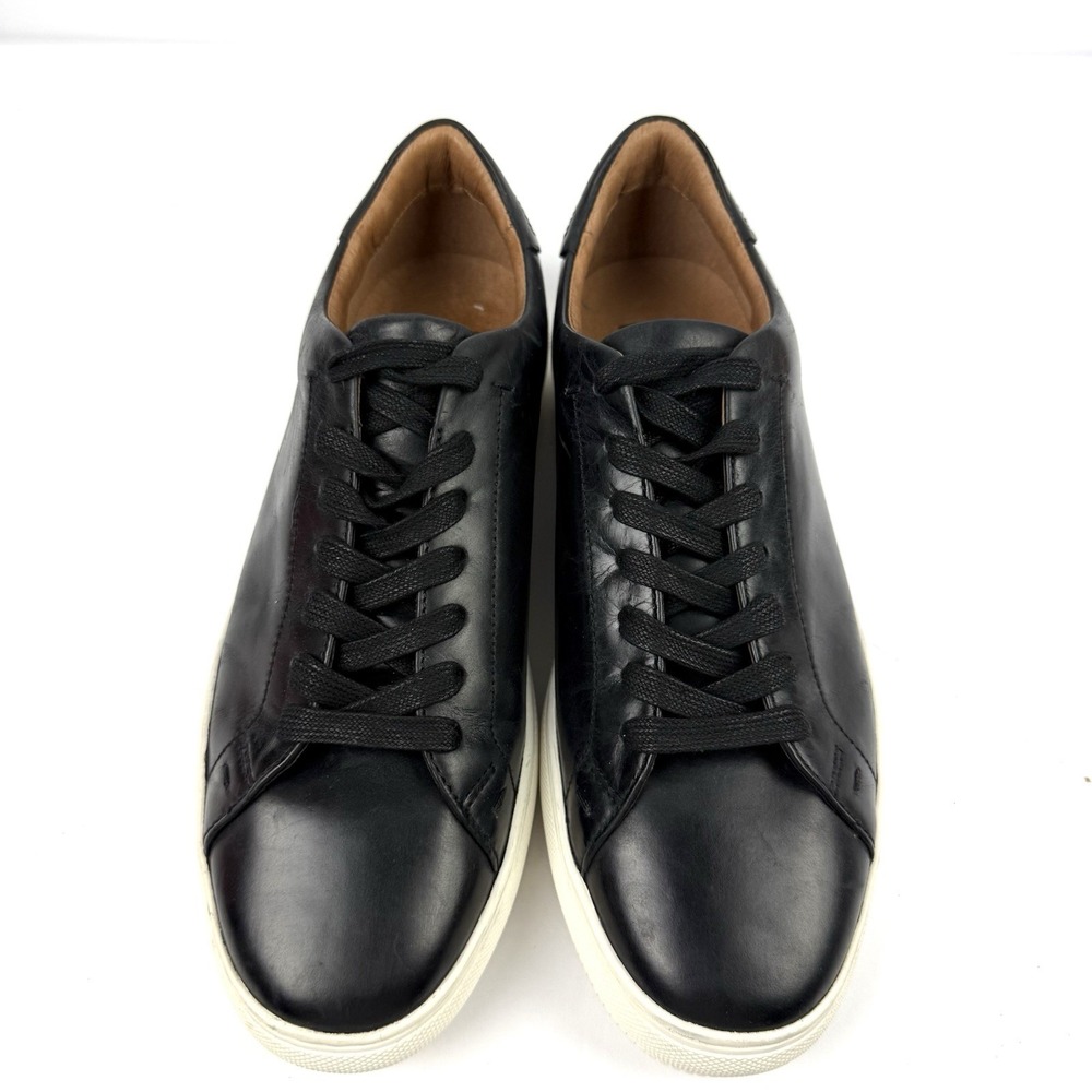 Frye Astor Low Lace Shoes 9.5 Mens Black Leather Lace Up Comfort Worn Once
